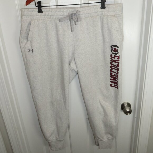 Mens Under Armour South Carolina Gamecocks Joggers Athletic Drawstring 2XL - Picture 1 of 5